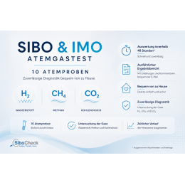 SiboCheck Atemgastest - SIBO Atemtest für Zuhause